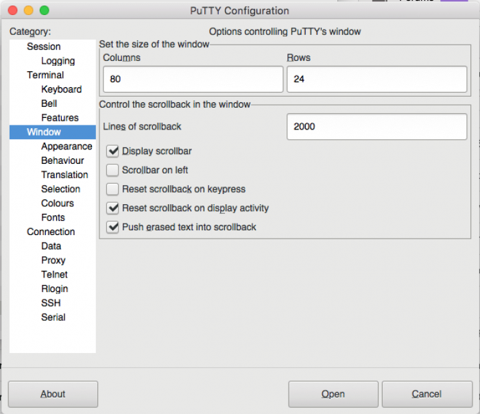 download putty for mac os x